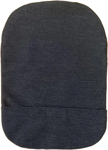 Vista 11 de Funda para bolsa de ostomía desodorizante elástica D con tapón de cordón (XL, flores azules)