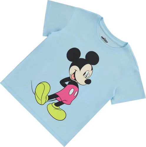 Vista 6 de Disney Ladies Mickey Mouse Fashion Shirt Minnie Mouse Multi Print Tee - Classic Park and World Tee Azul