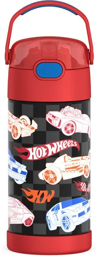 Vista 53 de THERMOS FUNTAINER Botella de agua con pajita, 12 onzas, Avengers