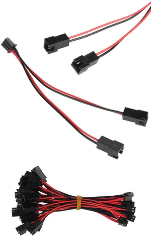 Vista 7 de 5 unids 3D impresora Mainboard Y Splitter 1 a 2 cables de conector de extensión Ventilador de refrigeración XH2.54 Terminal Cables de conector
