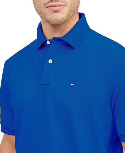 Vista 54 de Tommy Hilfiger Polo de piqué de algodón de manga corta para hombre en ajuste regular