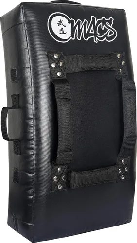 Vista 3 de MACS Almohadilla tailandesa curvada para entrenamiento de artes marciales para bloquear golpes y patadas en la superficie, escudo deportivo