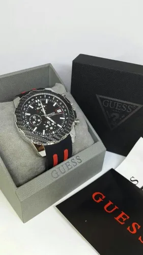 Vista 7 de Guess W1047G1 - Reloj de cuarzo con correa de silicona para hombre