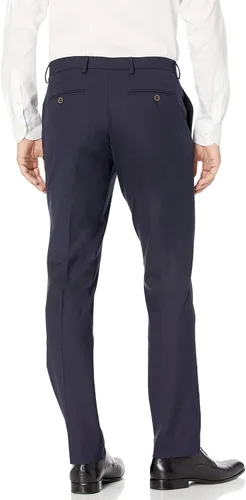 Vista 3 de Tienda Essentials Pantalón de vestir elástico para hombre ajustado y sin arrugas