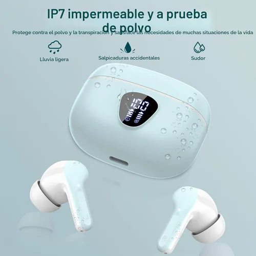Vista 6 de Auriculares inalámbricos, Bluetooth 5.4 Auriculares estéreo de alta fidelidad, auriculares Bluetooth