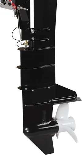 Vista 6 de Motor fuera de borda de 12 HP, 169CC 2 tiempos motores fuera de borda de eje largo, motor marino de gasolina resistente con sistema CDI de agua
