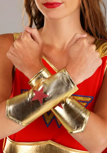 Vista 7 de Disfraz de Mujer Maravilla con Capa para Mujer Multicolor