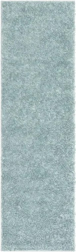 Vista 12 de 3Well Woven Elle Basics Emerson Shag Camino de pasillo, texturizado, azul oscuro, de 3 x 10, 2'7" x 9'6