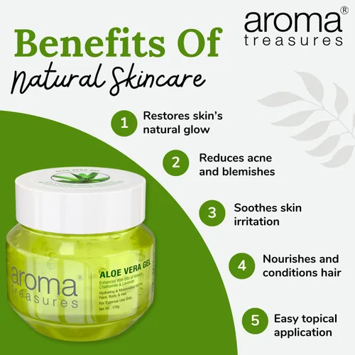 Vista 3 de Aroma Treasures Gel Aloe Vera 4.41 oz