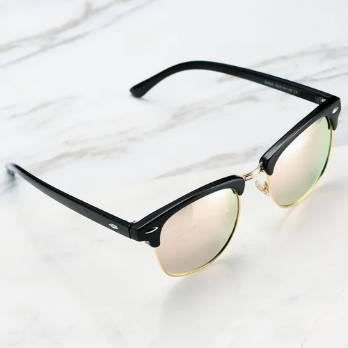 Vista 7 de Pro Acme Gafas de sol polarizadas clásicas sin montura con remaches metálicos