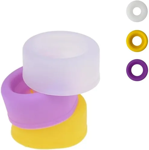 Vista 8 de 3 piezas de anillo de bomba de pene de silicona para hombre, accesorios extensores de pene, accesorios para extensor de erección de pene, repuesto