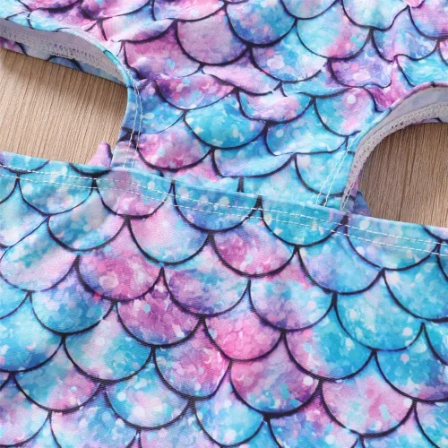 Vista 5 de Weixinbuy Traje de baño para bebés y niñas, traje de baño con patrón de sandía, traje de baño para niños y niñas