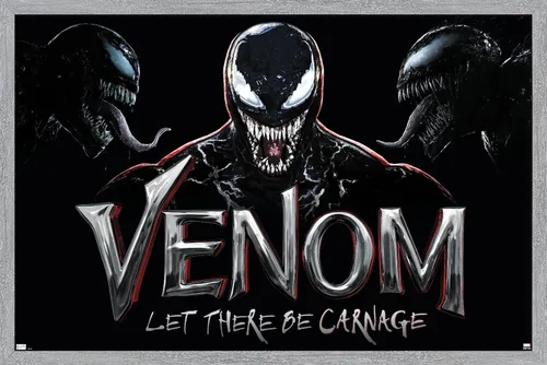 Vista 16 de Trends International Marvel Venom: Let There be Carnage - Póster de collage de pared, 22.4 pulgadas de largo x 14.7 pulgadas, versión enmarcada