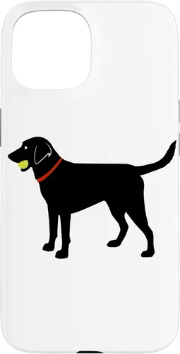 Vista 6 de Labrador Retriever Fetch, Black Lab Play Ball Dog Lover Gift Case for iPhone 17