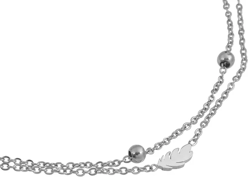 Vista 3 de Edforce Stainless Steel Pulsera tobillera con dijes para mujer