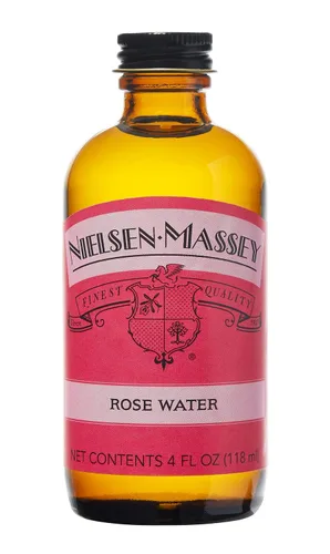Vista 7 de Nielsen-Massey Agua de rosas para hornear, cocinar y bebidas, botella de 2 onzas