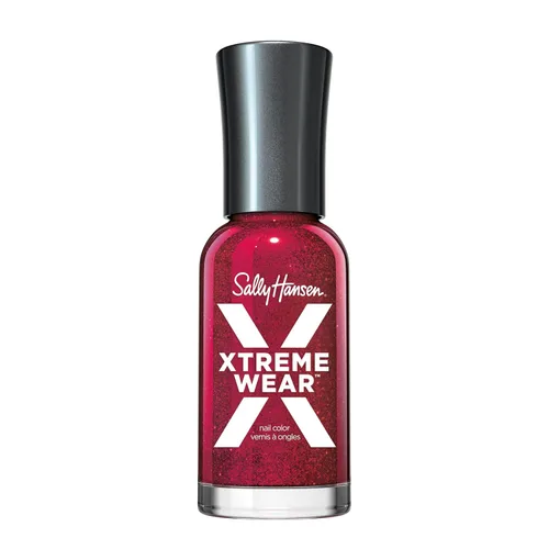 Vista 167 de Sally Hansen Xtreme Wear Esmalte de uñas sin rayas, acabado brillante, duradero, resistente a las astillas, transparente, color de uñas plateado 130
