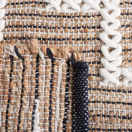 Vista 7 de SAFAVIEH Natural Fiber Collection - Alfombra de pasillo de 2 pies 3 pulgadas x 9 pies, natural y marfil, diseño de yute de tejido plano, ideal