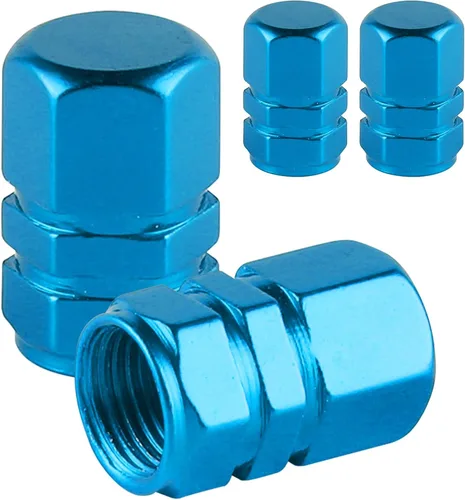 Vista 10 de alpmosn Tapones de Vástago de Válvula de Neumático de Aluminio, Cubiertas de Válvula de Rueda, Tapa de Neumático a Prueba de Polvo, Accesorios
