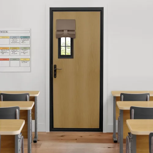 Vista 82 de HOMEIDEAS Cortinas Opacas para Aula para Puerta Principal, Cubierta de Ventana de Puerta de Aula, Persianas de Privacidad con Aislamiento Térmico