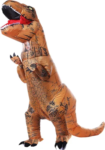 Vista 2 de NBSAIRMO Inflatable Dinosaur Costume for Adult Halloween Dinosaur Costume Blow up T Rex Adults Costumes Air Dinosaur Suit