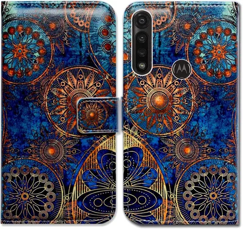 Vista 13 de Bcov Funda para Moto G Power 2020, Motorola G Power, funda de piel con tapa y soporte para ranura para tarjeta y soporte para Motorola Moto G Power
