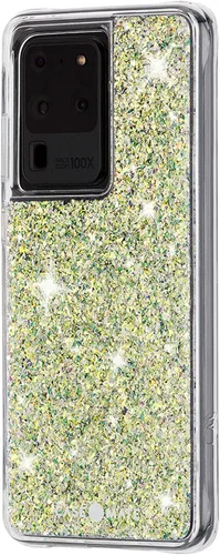Vista 3 de Case-Mate - TWINKLE - Funda para Samsung Galaxy S20 Ultra - Compatible con 5G - Lámina reflectante iridiscente con purpurina - 6.9 pulgadas
