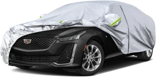 Vista 48 de KouKou Funda impermeable para automóvil SUV adecuada para BMW X1 de 2009 a 2025, 7 capas a prueba de viento para todo tipo de clima, cubierta