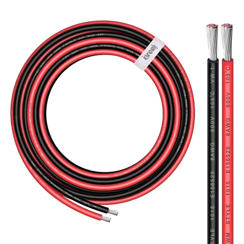 Vista 7 de iGreely Cable de calibre 2, cable eléctrico de cobre estañado de 2 AWG, 10