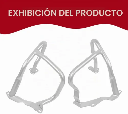 Vista 5 de Worldmotop - Protector de motor de repuesto para BMW R1200RT R1200 RT 2014 2015 2016 2017 2018 (plateado, delantero)