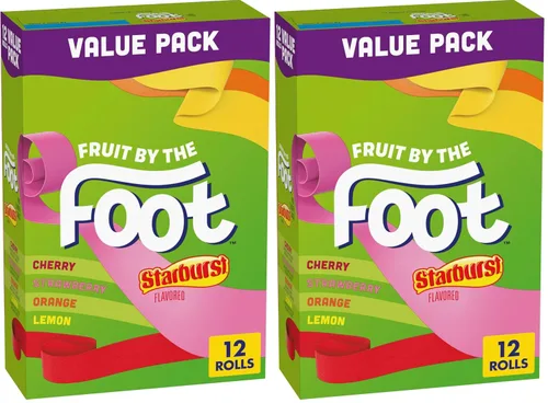 Vista 22 de Fruit by the Foot Snacks con sabor a frutas, Starburst, paquete variado, 6 unidades (paquete de 8)