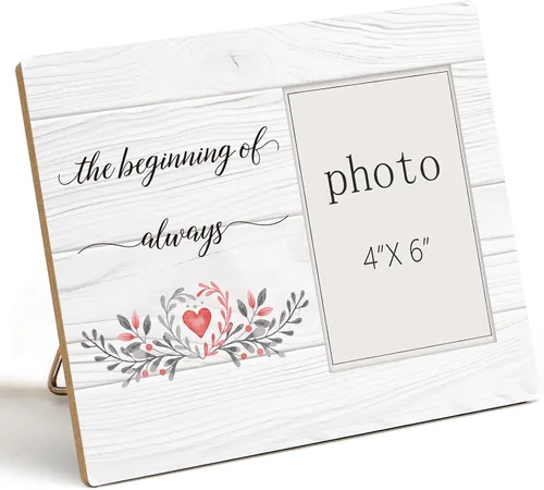 Vista 11 de I Love You Most Gifts - Marco de fotos de madera con corazones para él, su cumpleaños, aniversario, Navidad, regalo sentimental "I Love You