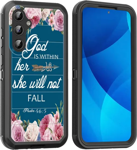 Vista 122 de Funda para Galaxy A15 5G, cuerpo completo, protección contra caídas, a prueba de polvo, resistente de 3 capas, militar, resistente, duradera