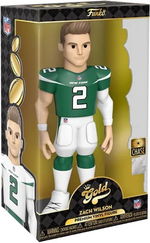 Vista 3 de Funko Gold 12 NFL: NY Jets- Zach Wilson (los estilos pueden variar)