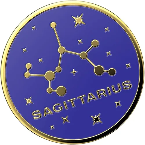 Vista 5 de PopSockets Agarre adhesivo para teléfono, soporte, soporte para teléfono, esmalte - Saggitarius