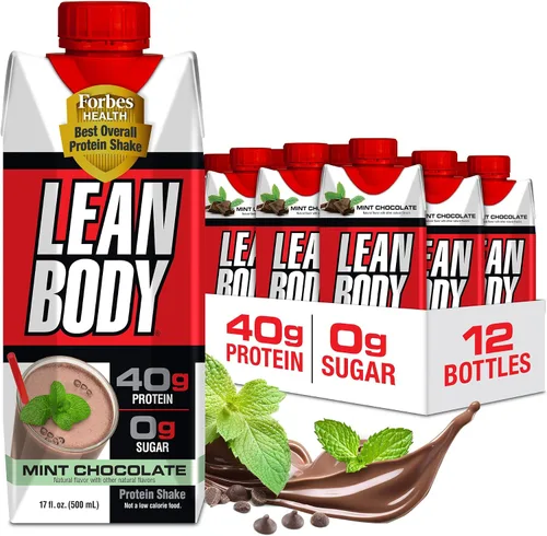 Vista 17 de LEAN BODY - Paquete variado de 8 sabores, 1.41 onzas de proteína, cero azúcar, 24 vitaminas y minerales para apoyar la salud inmunológica, 17 onzas