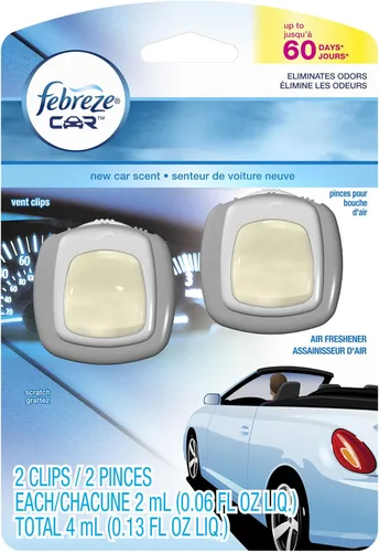 Vista 15 de Febreze AUTO - Clip de ventilación aromatizante para automóvil Ember, 0.07 onzas. Clip de ventilación para automóvil, paquete de 2 (EMBER)