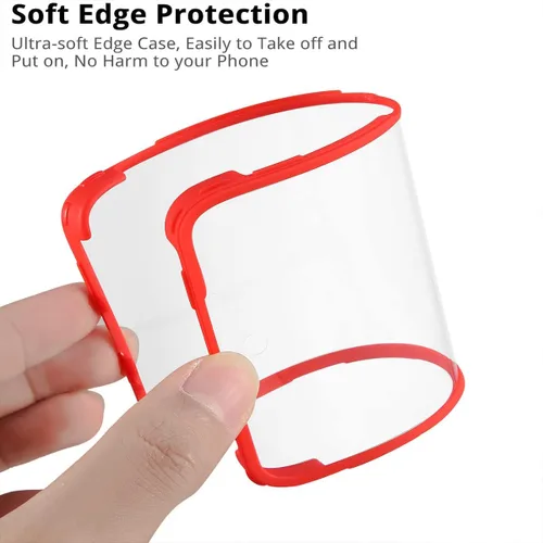 Vista 3 de CCSamll - Funda transparente para Samsung Galaxy S22 Ultra (no S22) con protector de pantalla integrado, delgada, de cuerpo completo, resistente