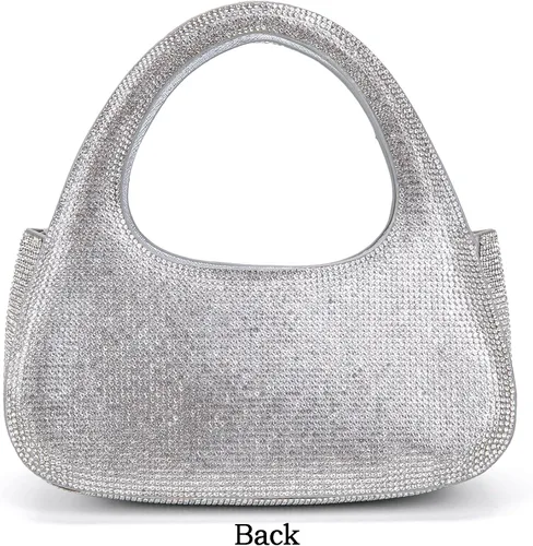 Vista 5 de BBTT.ful Bolsos de noche con diamantes de imitación para mujer (varios colores)
