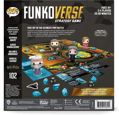 Vista 2 de Funko Games POP! Funkoverse: Harry Potter 102 - Juego de expansión estándar - Juego de mesa de estrategia ligera para niños y adultos