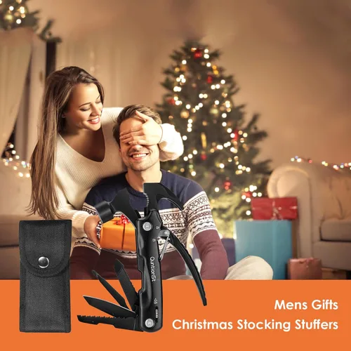Vista 3 de Regalos para hombres, multiherramienta de martillo 12 en 1, rellenos de calcetines para hombres, rellenos de calcetines de Navidad para adultos