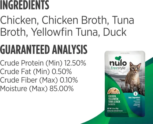 Vista 9 de Nulo Freestyle - Bolsa de comida húmeda para gatos y gatitos, de alta calidad, totalmente natural, sin granos, suave con aminoácidos para la salud