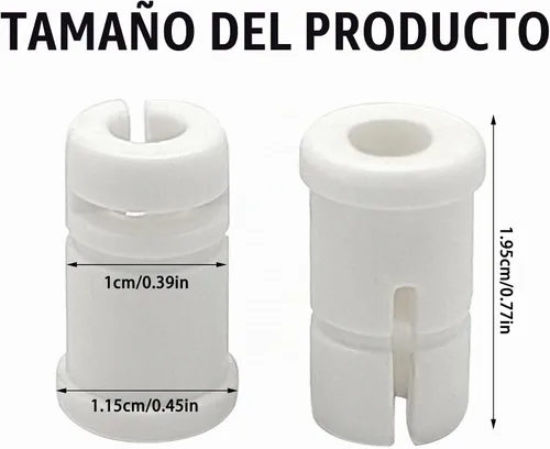 Vista 2 de YEQIN 2 piezas de buje de carrete accesorios de costura compatibles con máquina de coser Kenmore y Janome