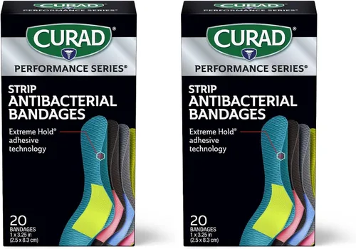Vista 11 de CURAD Vendajes antibacterianos de la serie Performance, 1" x 3.25", 20
