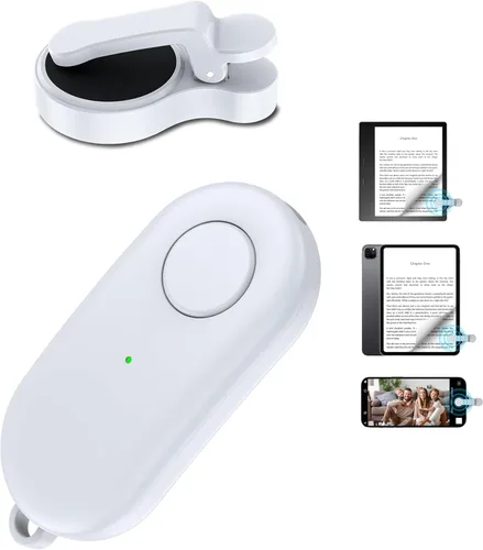 Vista 11 de Volteador de página con control remoto para Kindle Paperwhite, Oasis, Kobo eReaders, accesorios de volteador de página para Kindle, compatible