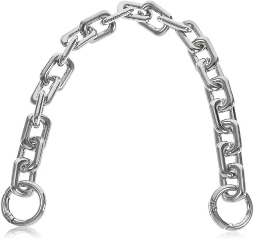 Vista 10 de KESYOO Correa de repuesto de cadena para bolso, cadena corta de metal para bolso con anillos de resorte, accesorio para bolsa de hombro, bolsa