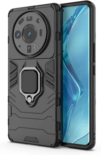 Vista 5 de Compatible con funda Xiaomi Mi 12S Ultra, soporte de anillo de metal, a prueba de golpes, parachoques duro