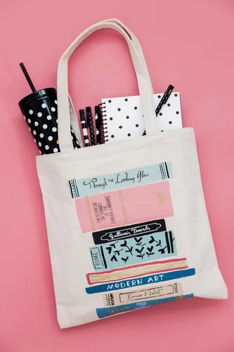 Vista 6 de kate spade new york Bolsa de lona con bolsillo