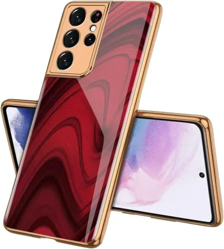 Vista 10 de Funda para Samsung S21 Ultra, con lente de cámara completa, cubierta de parachoques corporal, protección contra golpes, a prueba de polvo, fundas
