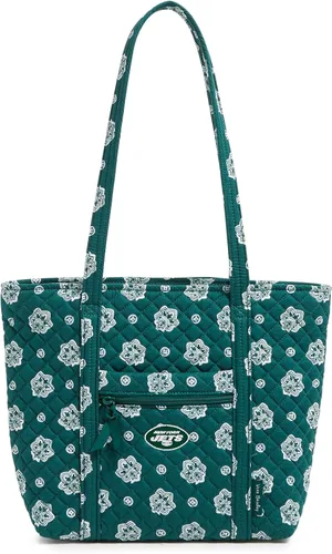Vista 16 de Vera Bradley Bolso pequeño de algodón Premium para mujer Vera Bandana verde/amarillo con Green Bay Packers